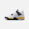 Jordan Kids' Air Jordan 4 Retro "Tour Yellow" (TD) White/Tour Yellow-White